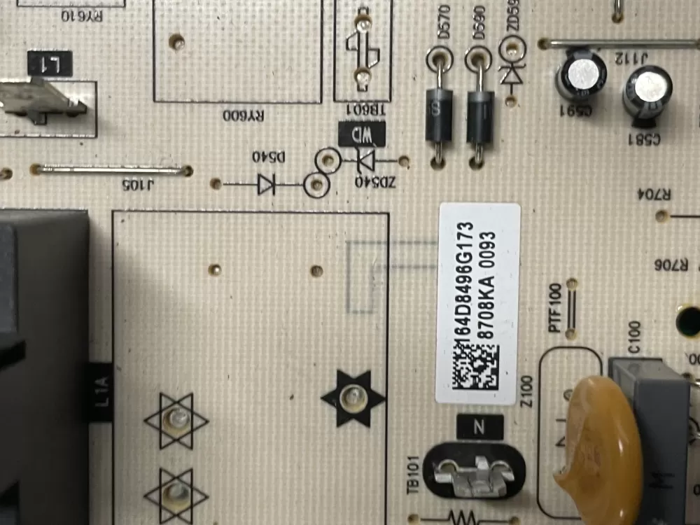 GE 164D8496G173 Oven Control Board AZ22263 | WMV350