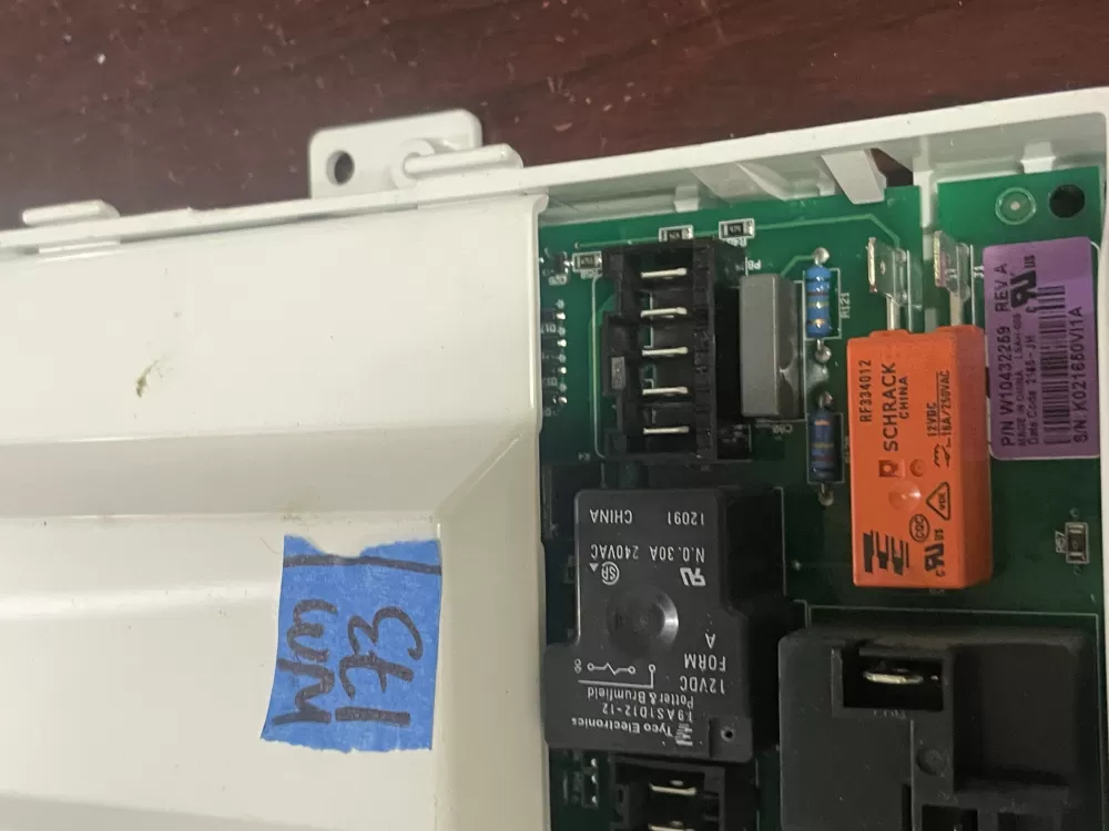 Whirlpool W10368722 W10432259  Dryer Control Board AZ96898 | Wm173