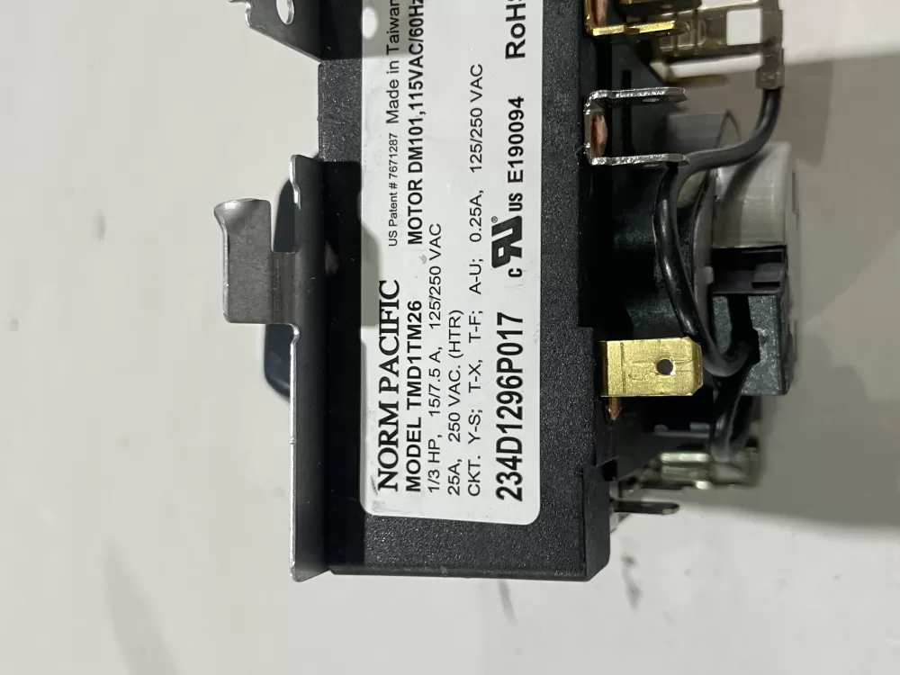 Kenmore General Electric WE4M521 WE04X22654 Dryer Timer AZ178996 | Wm419