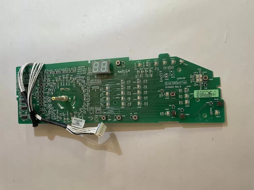 Whirlpool W10297397 WPW10297397 PS11752324 Washer Control Board
