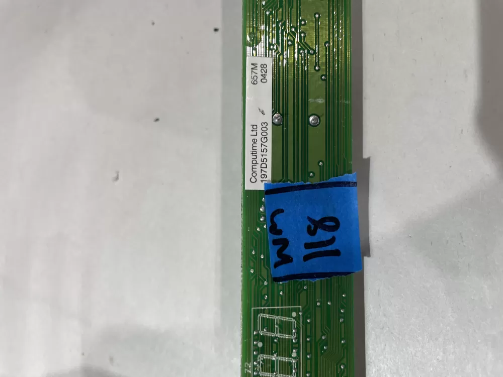 GE 197D5157G003 Refrigerator Control Board Wr55x10340 AZ205897 | Wm118