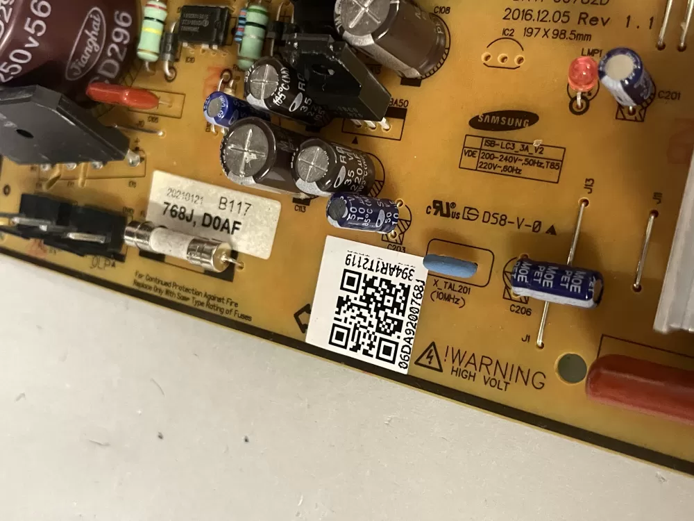 Samsung DA92 00768J Refrigerator Control Board AZ220047 | Wm1979