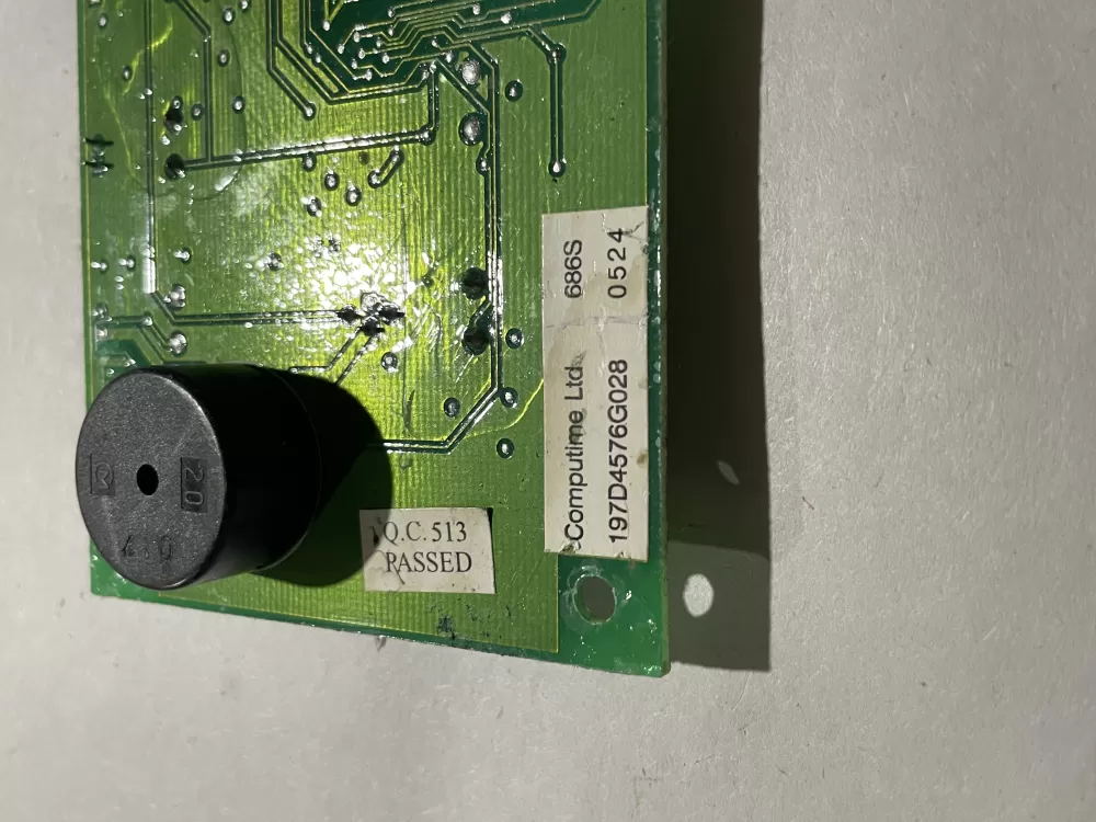 GE 197D4576G028 Refrigerator Control Board Dispenser