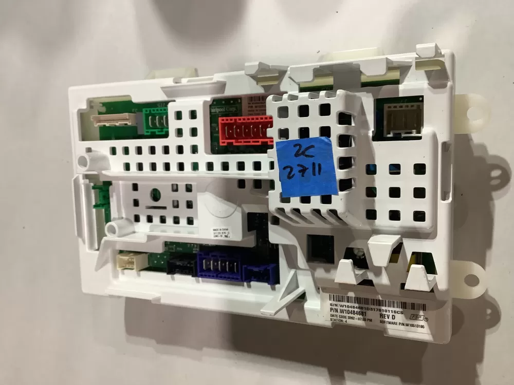 Whirlpool  Amana  Admiral  Roper W10484681  AP5645971  2630122  PS4704668  W10454598 Washer Control Board