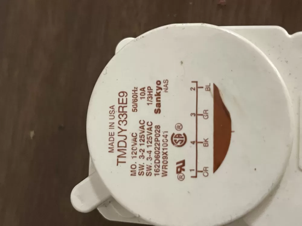 Refrigerator Defrost Timer WR09X10041 / AP3670983 AZ42424 | Wm1736