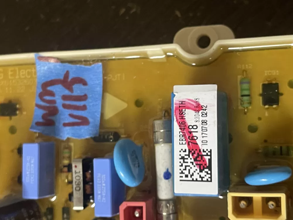 LG EBR74067618 Dryer Control Board AZ45008 | Wmv115