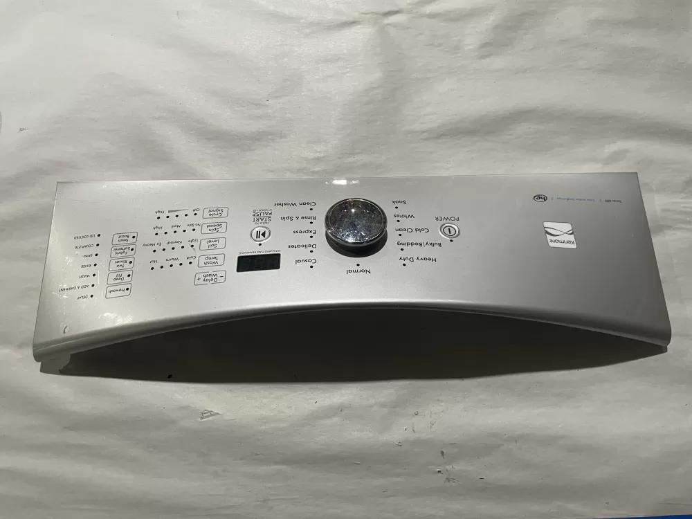 Kenmore W10643917 W10643919 Washer Touchpad Panel (scrathces)