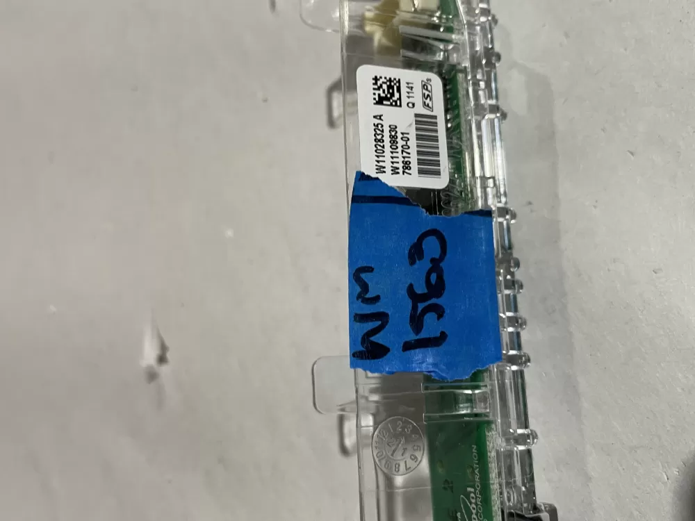 Whirlpool W11028325 Dishwasher User Interface Board AZ188886 | Wm1563