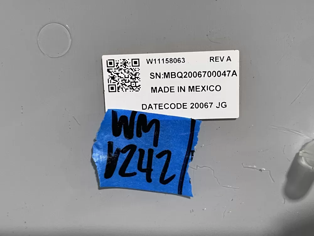 Kenmore W11158063 Washer Control Board User Interface Panel  AZ143314 | Wmv242