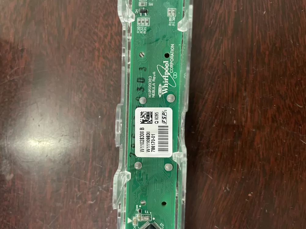 Whirlpool W11109830 Dishwasher Control Board User Interface AZ39020 | KM413