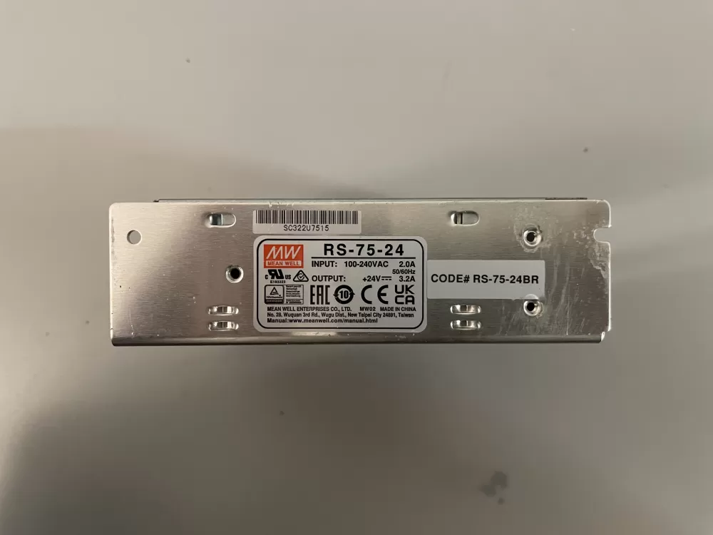 Mean Well RS-75-24 AC-DC Single Output Enclosed Power Supply AZ91227 | KM997