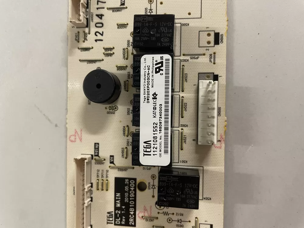 GE 165D9734G003 Dishwasher Control Board AZ142039 | KM2389