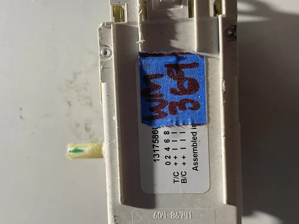Frigidaire 131758600B GE Kenmore Washer Timer AZ39943 | Wm369