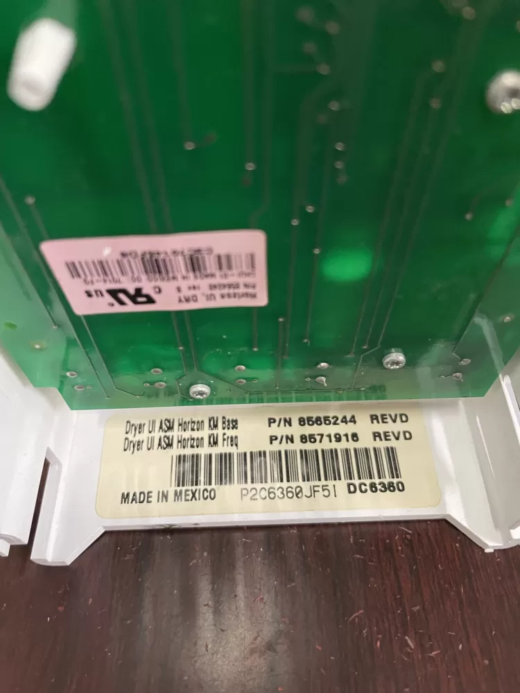 Whirlpool Kenmore Amana Maytag 8565244 Dryer Control Board  AZ73676 | KMV542