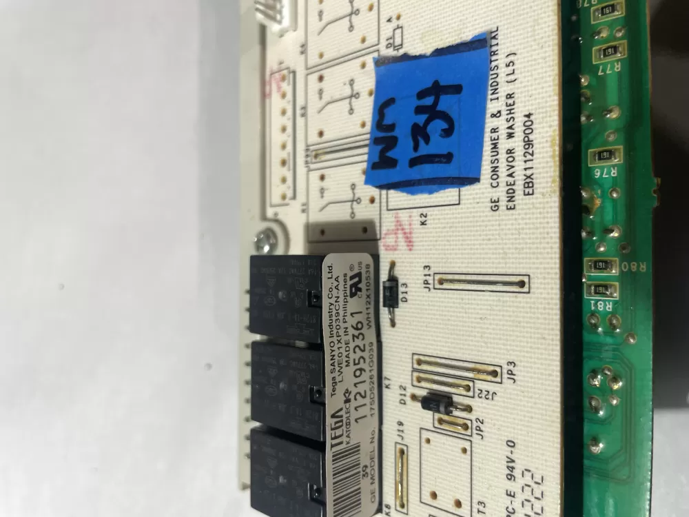 GE WH12X10614 175D5261G039 EBX1129P004 Washer Control Board AZ205758 | Wm134