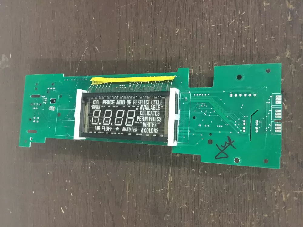 Whirlpool  Maytag W10166387 Dryer Control Board Display Used