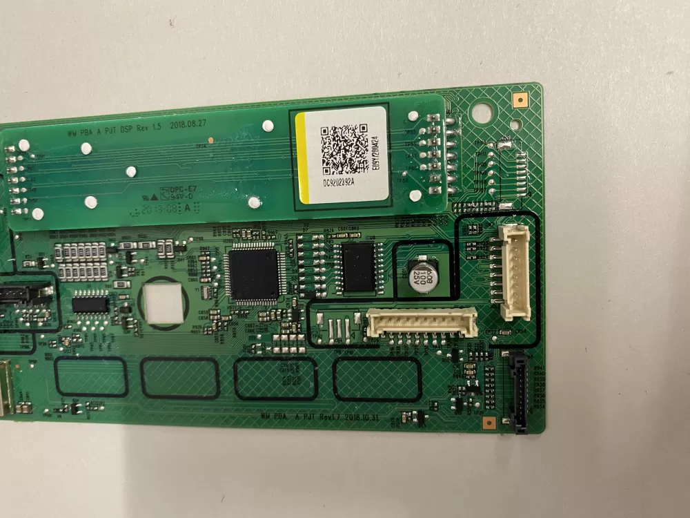 Samsung DC92 02392A Washer Control Board AZ227386 | BK1928