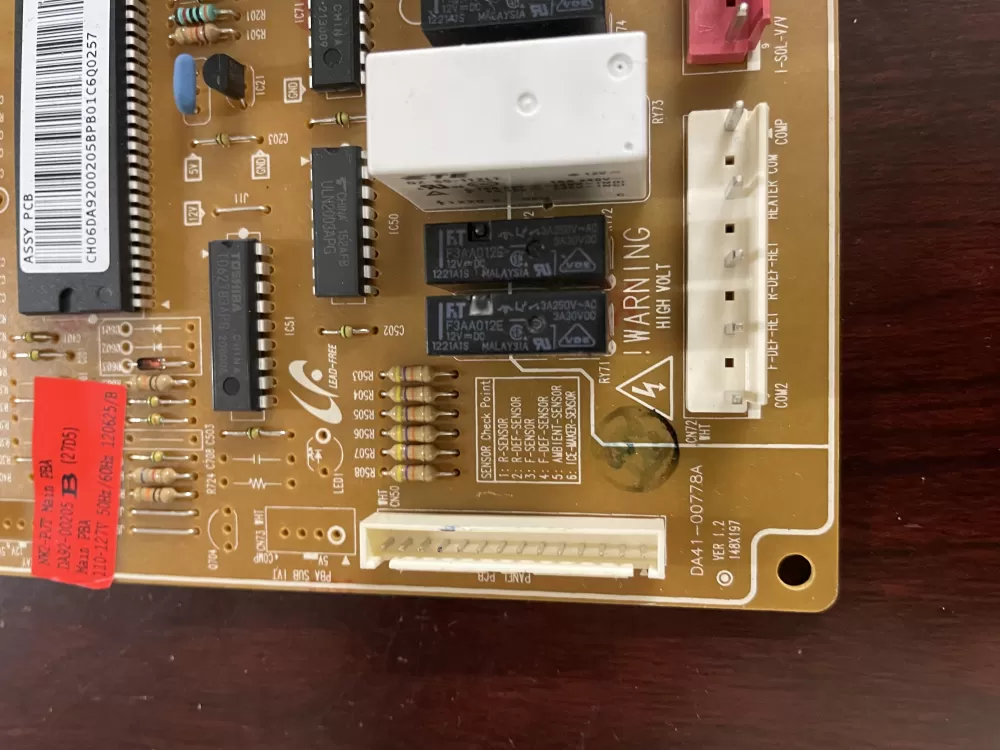 Samsung DA92 00205B 00419B Refrigerator Control Board AZ68914 | KM1809
