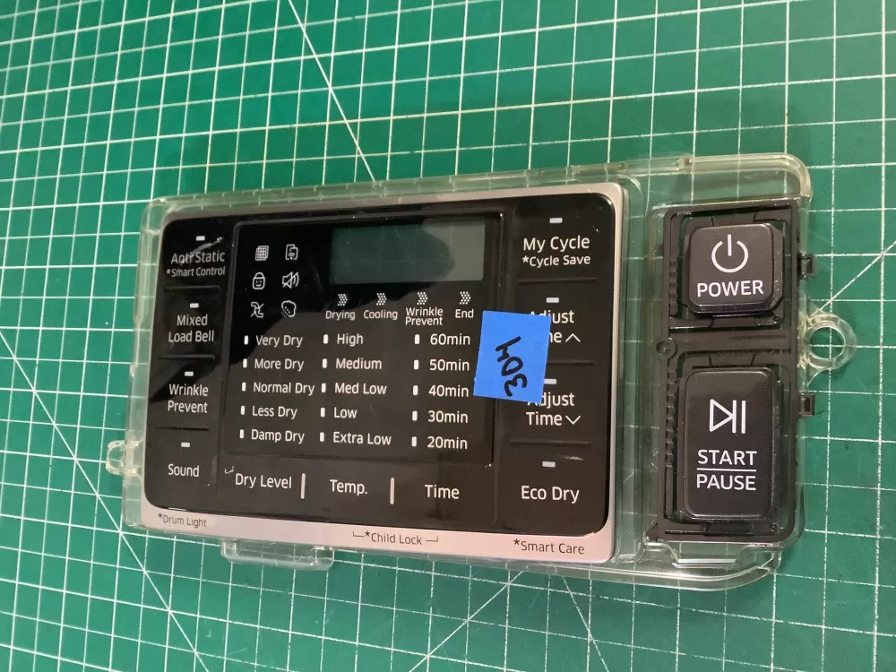 Samsung DC92-01607J DC94-06643A Dryer UI Control Board AZ194830 | NR304