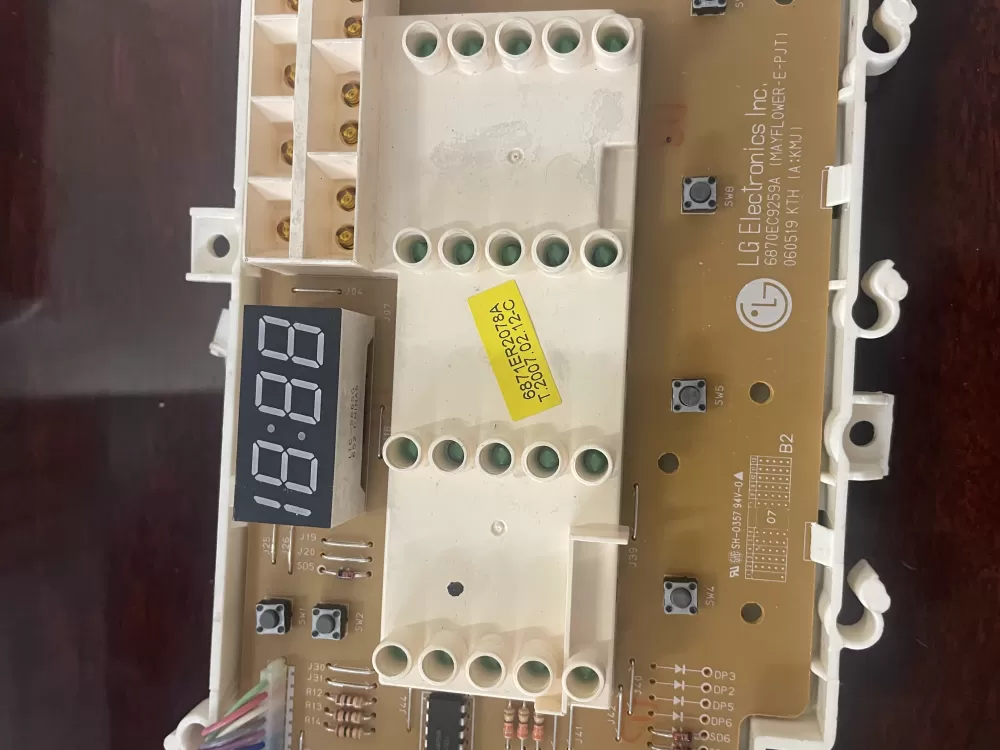 LG 6870EC9259A 6871ER2078A Washer Control Board AZ30185 | KMV86
