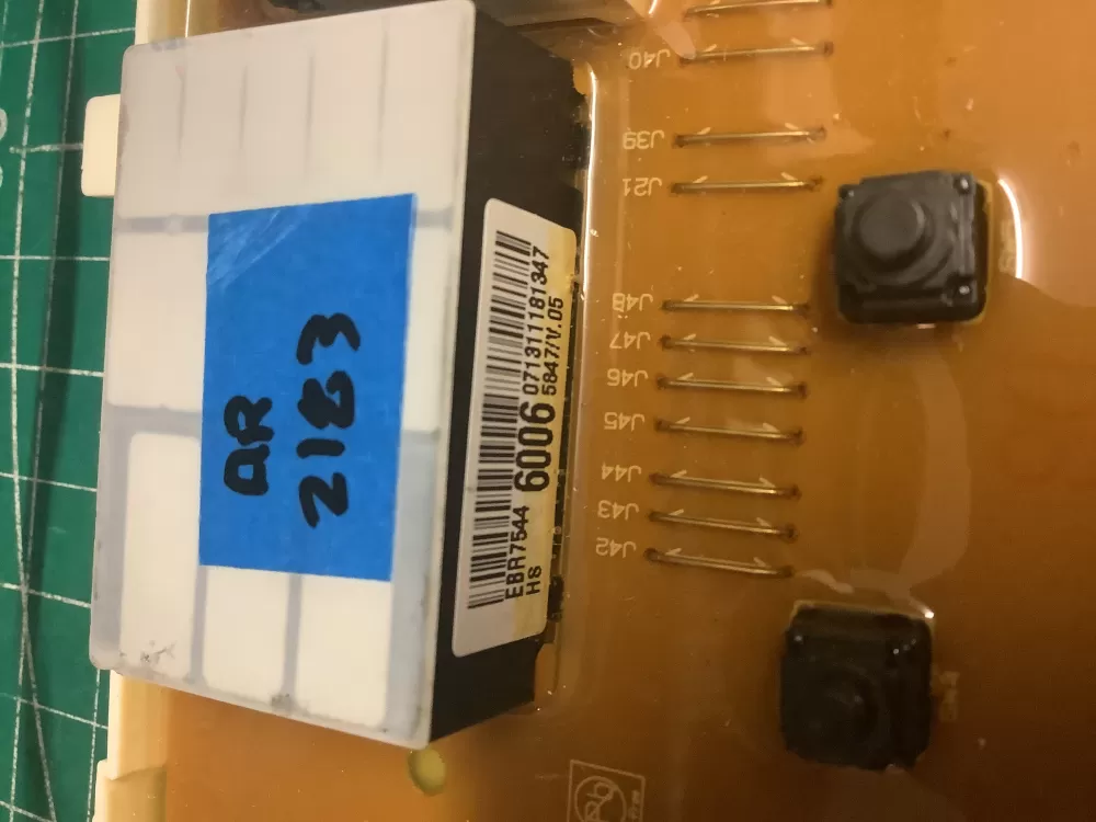 LG EBR76262201 EBR75446006 Washer Control Board AZ197739 | AR2183