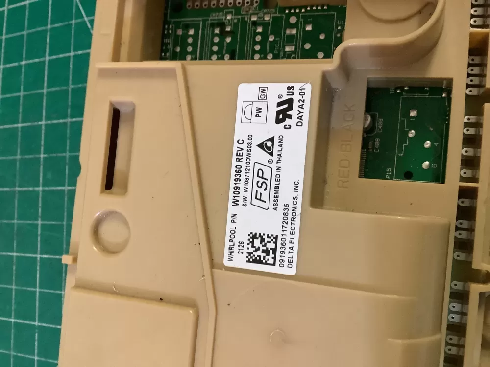 Whirlpool W10919360 W11087226 Dishwasher Control Board # AZ194829 | NR304