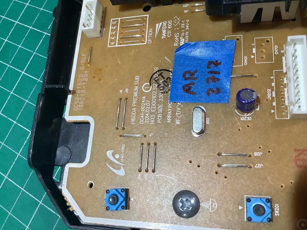 Samsung DC92-01622G DC94-04345G Washer Control Board AZ184091 | AR2717