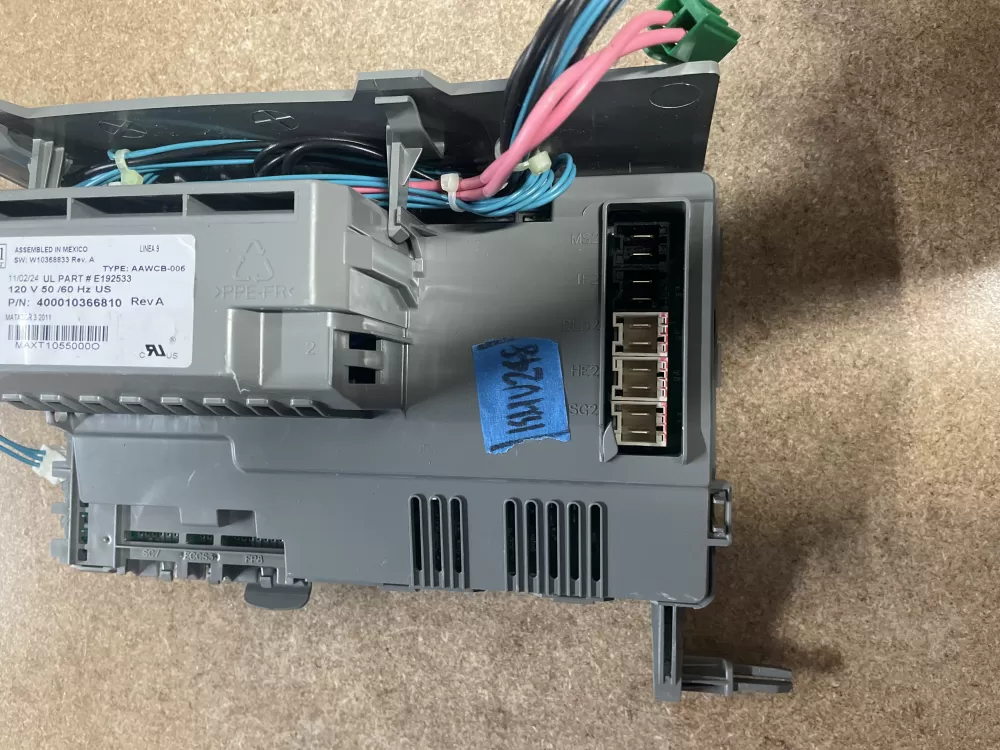 Whirlpool Maytag 400010366810 006 Washer AAWCB Control Board AZ16310 | KMV248