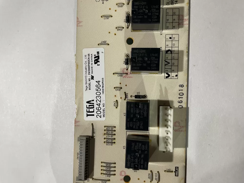 GE Power Dishwasher Control Board 165D7802P003 WD21X10247 AZ191962 | KM633