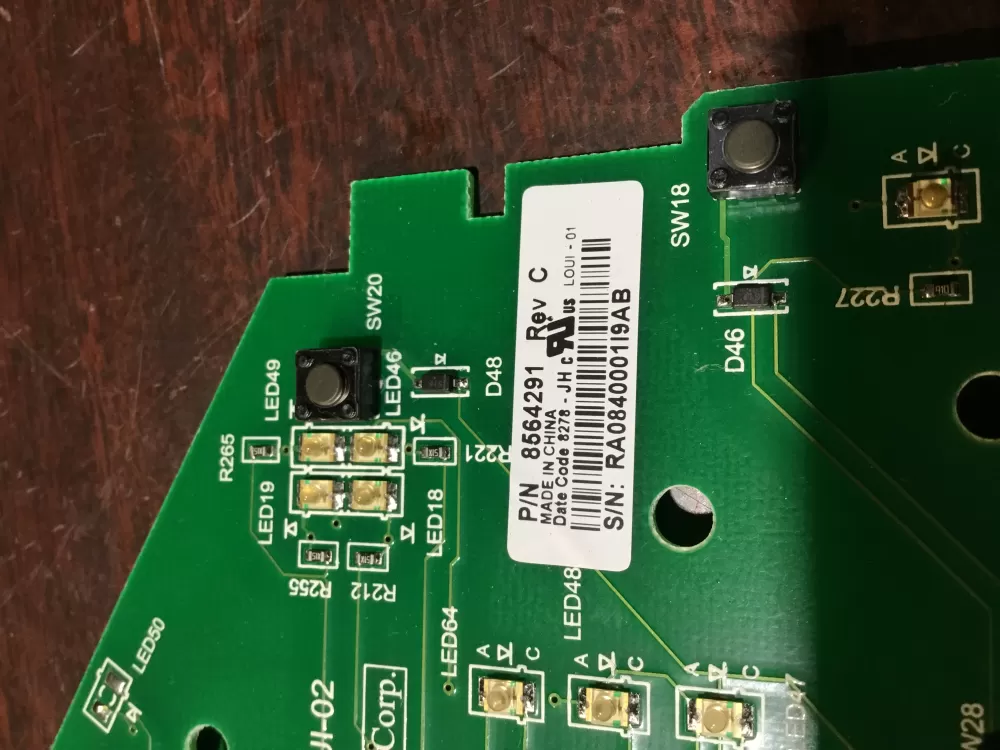 Whirlpool Maytag Kenmore Sears 8564291 Washer Control Board AZ70546 | NR1507