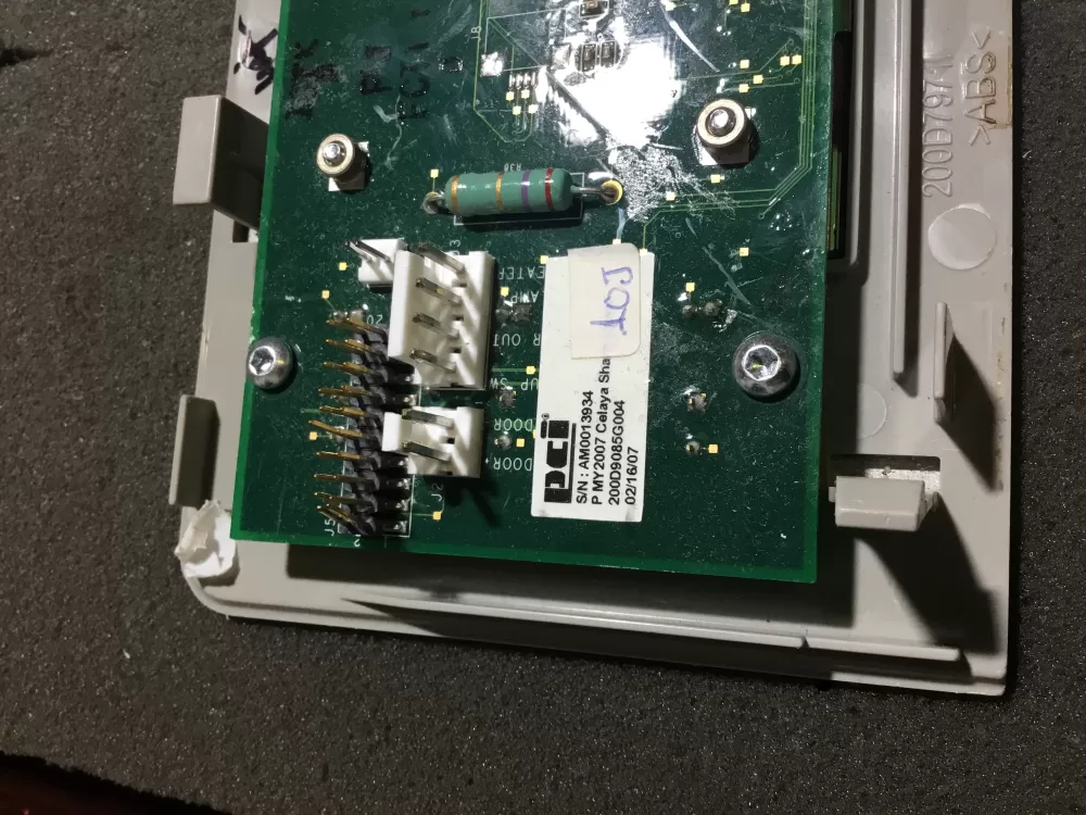 GE 200D9085G004 User Interface Display Screen Control Board AZ94162 | NR28