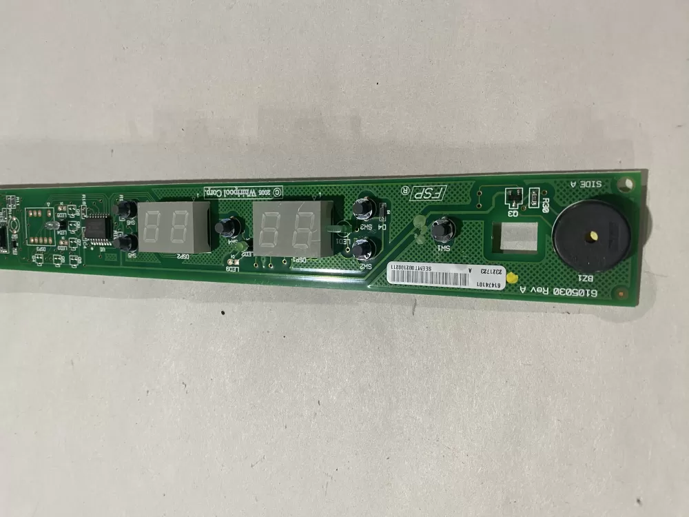 Whirlpool KitchenAid 6105030 Refrigerator Control Board AZ155638 | BK2539