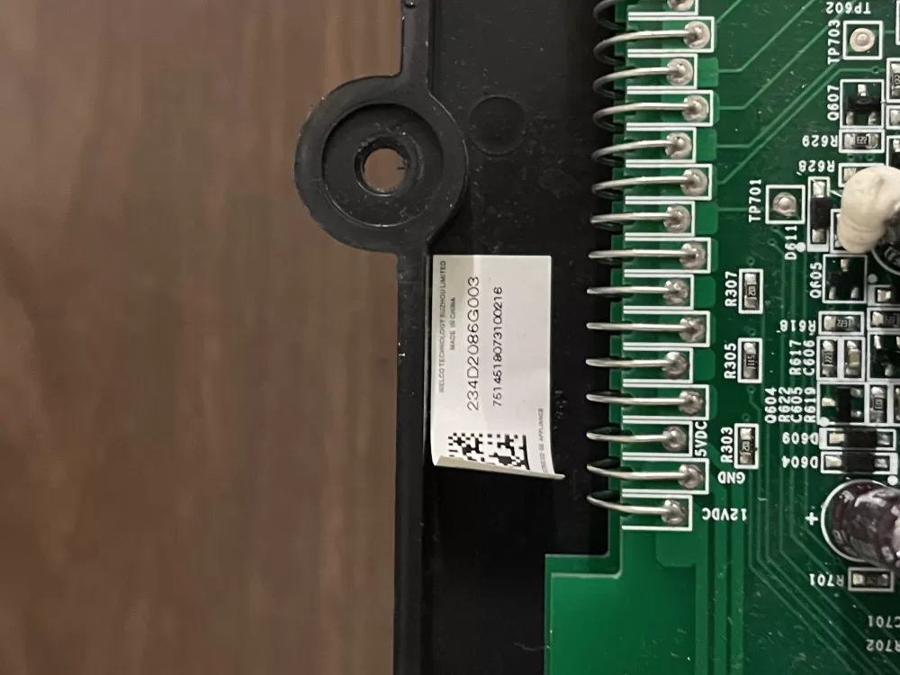 GE 234D2086G003 Dryer Control Board AZ69741 | KMV533
