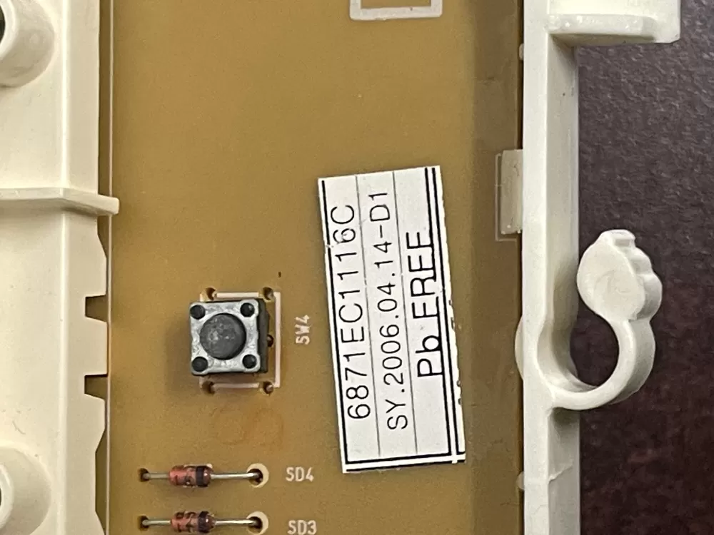 LG 6870EC9139A 6871EC1116C Washer Control Board AZ27565 | WMV104
