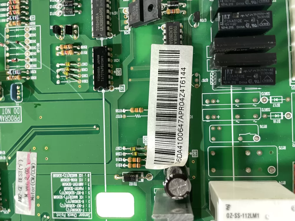 Samsung DA41-00647A Refrigerator Control Board AZ162108 | Wmv818