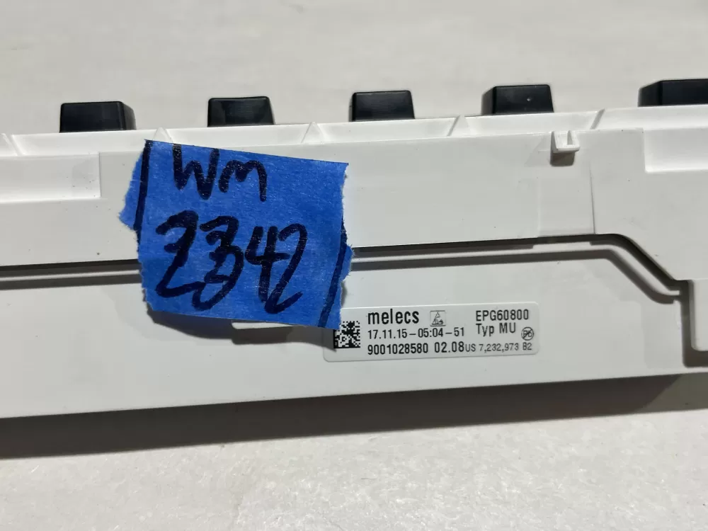 Bosch Dishwasher Control Button Board 9001028580 AZ135756 | Wm2342