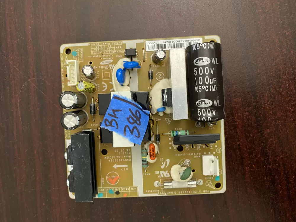 Samsung DA92 00486A Refrigerator Control Board AZ36999 | BK386