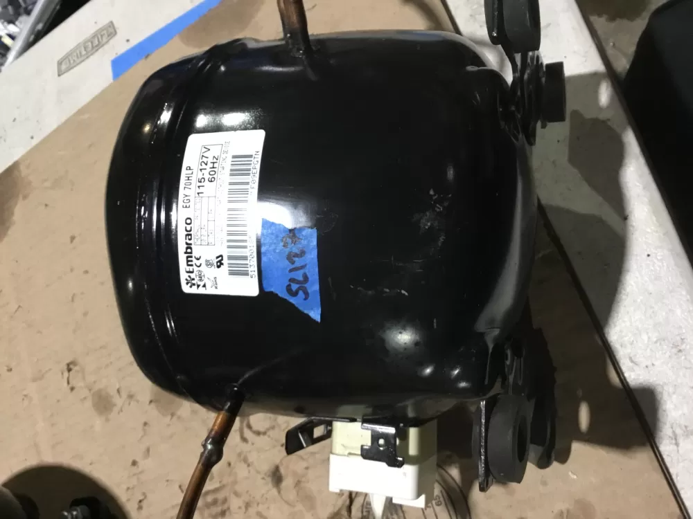 Whirlpool W10309989 Refrigerator Compressor AZ97378 | Sl127