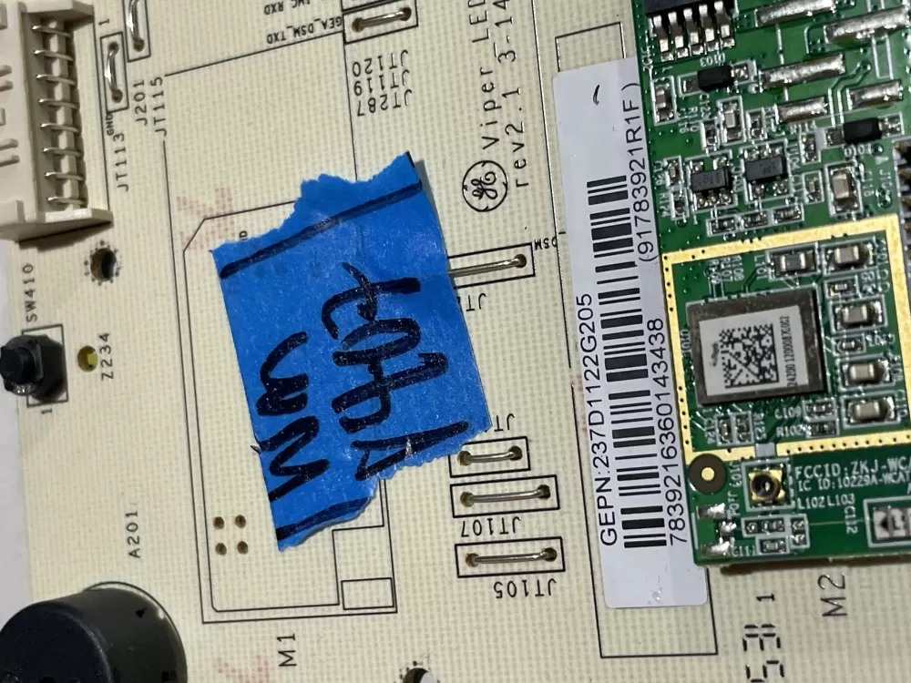 GE WH12X25674 237D1395G205 237D1122G205 Washer Control Board AZ136189 | Wmv407