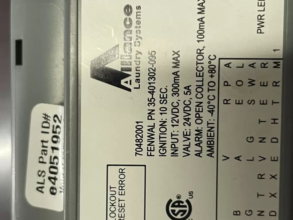 Fenwal 35-401302-095  70482001 Ignition Control AZ98541 | Wm1612