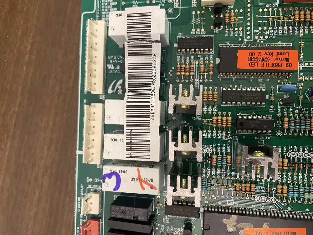 Samsung DA41 00596J Refrigerator Control Board AZ92039 | BK714