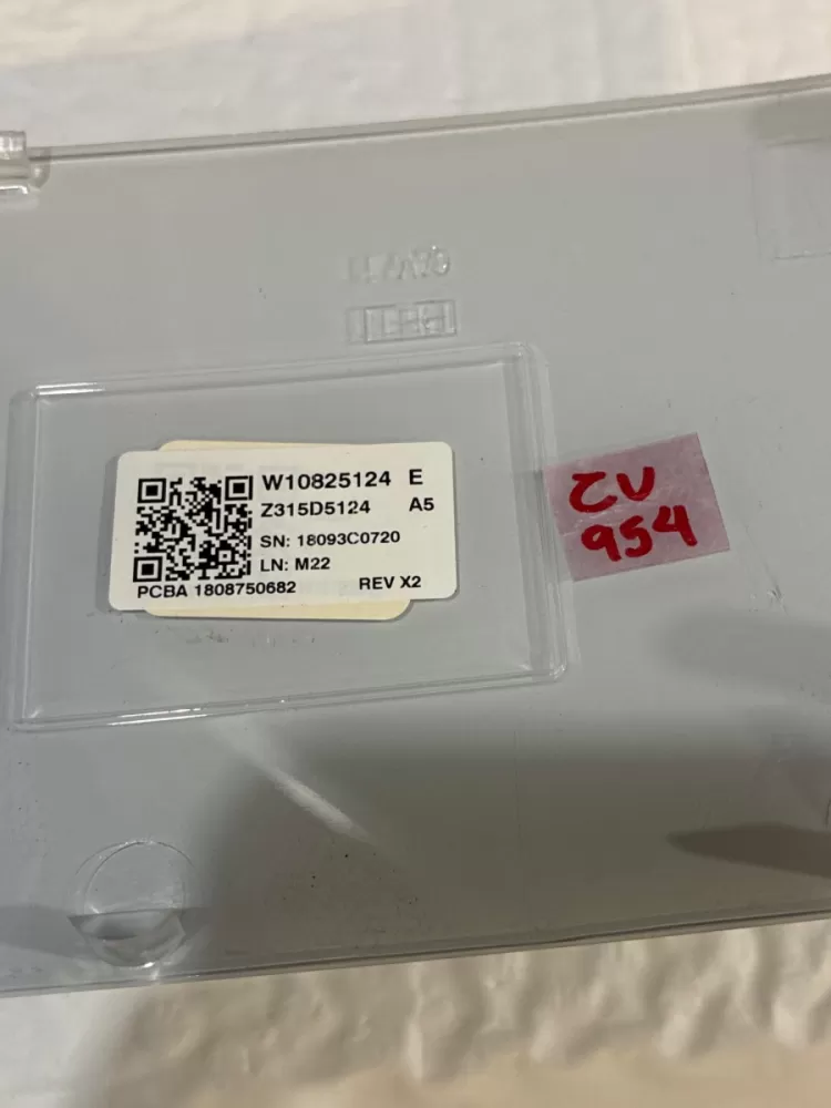 W10783696 Whirlpool Dryer Control Panel
