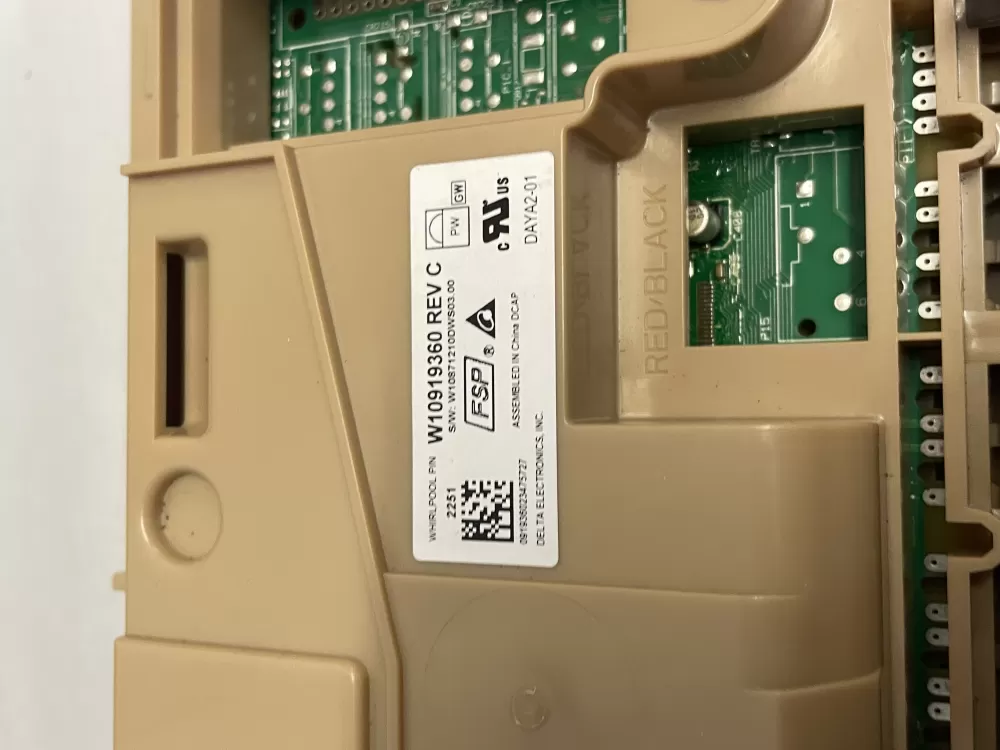 Whirlpool W10919360 W11087226 Dishwasher Control Board # AZ214070 | Wm1046