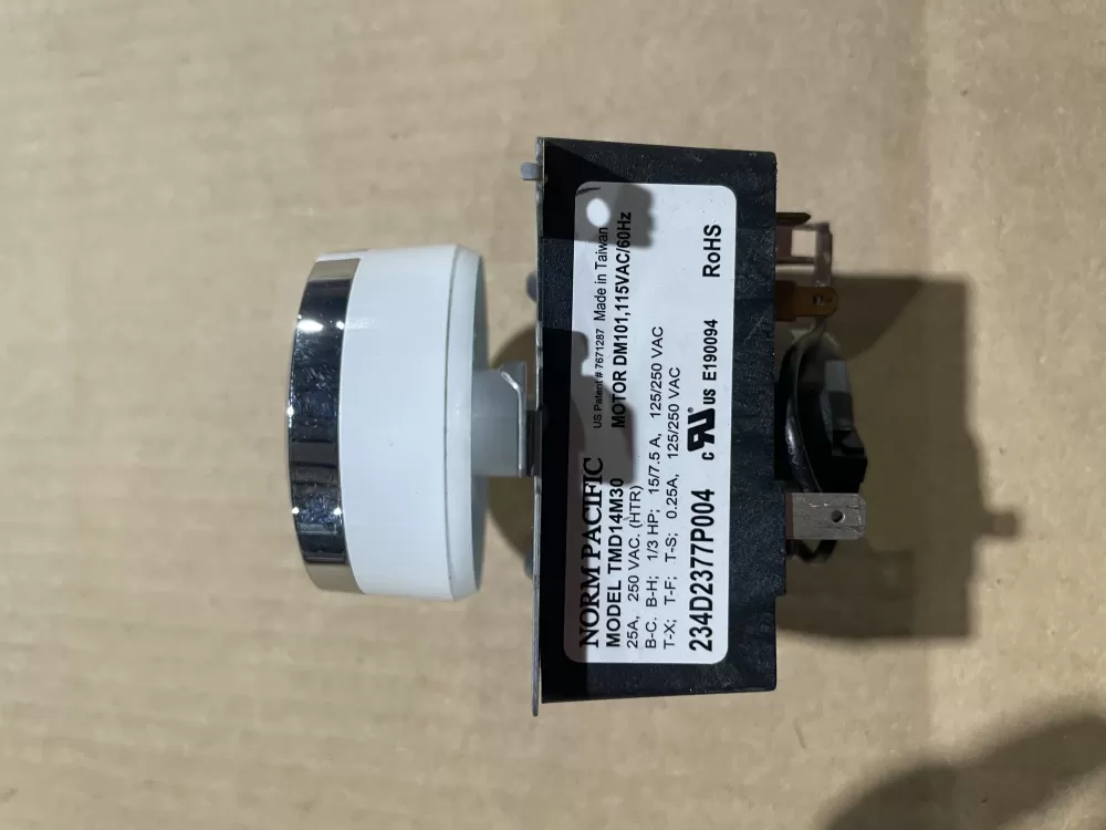 GE WE04X24550 234D2377P004 TMD14M30 Dryer Timer AZ72765 | KM1637