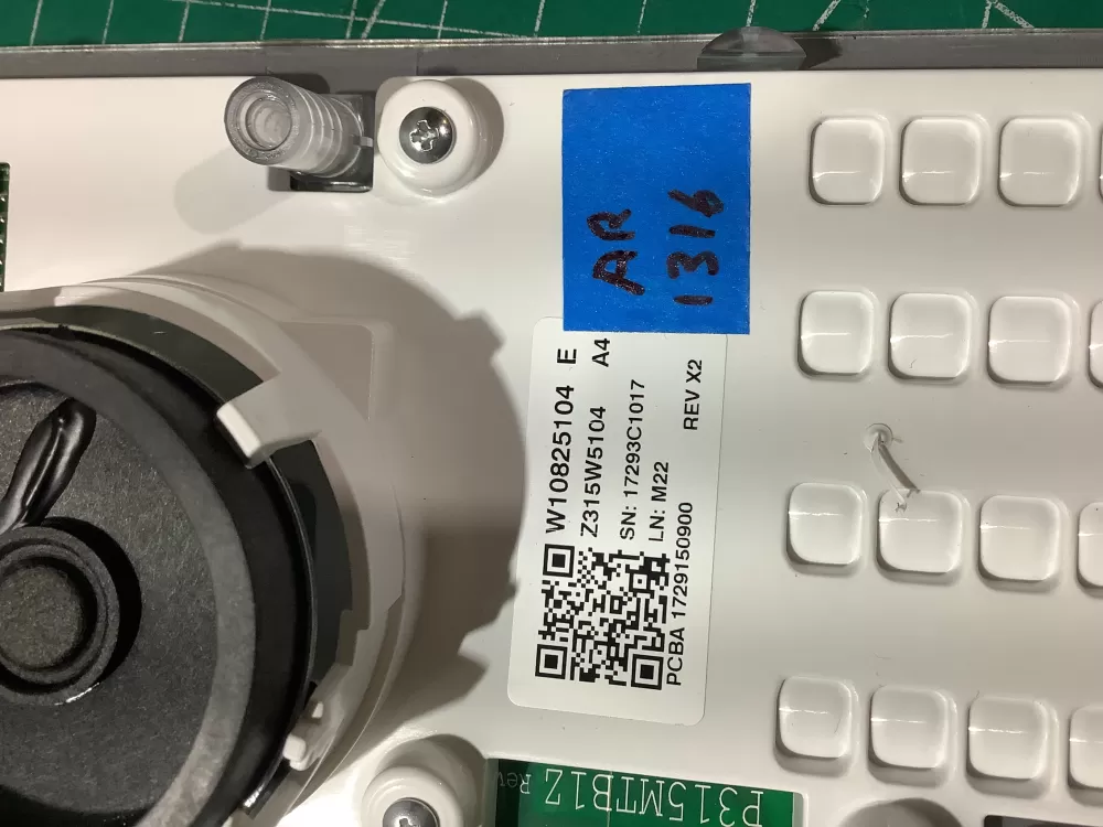 Maytag W10679028 W10825104 W10911040 Washer Control Panel AZ196705 | AR1316