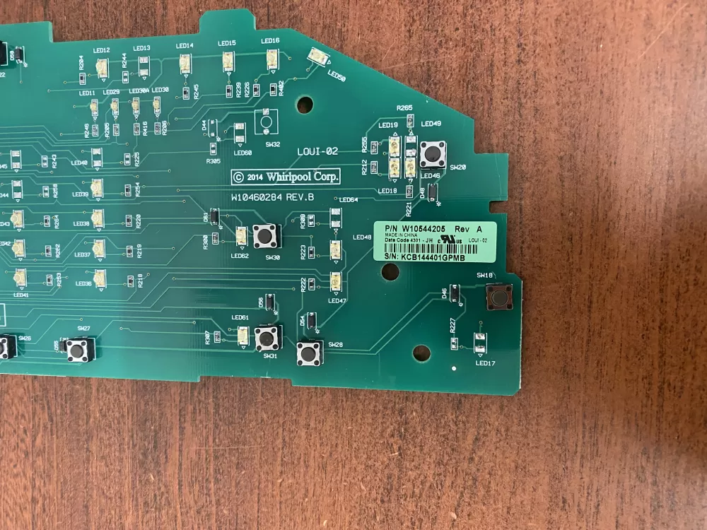 Whirlpool W10544205 WPW10536854 W10536854 Washer Control Board AZ53888 | BK1862