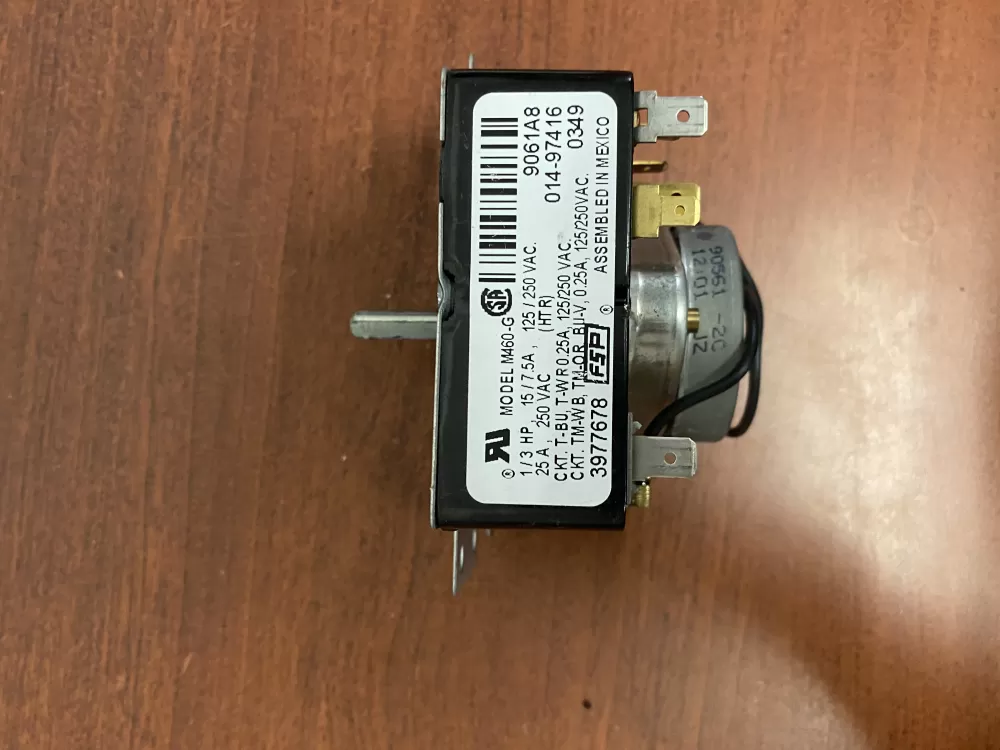 Whirlpool  Maytag  Kenmore AP6009039 3977678 3977678R WP3977678 PS11742181 Dryer Timer