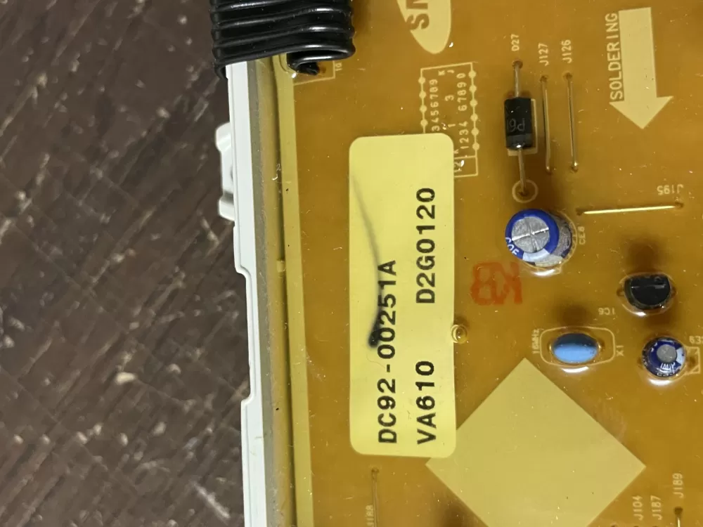 GE Samsung DC92-00251A Dryer Control Board AZ50470 | Wmv457