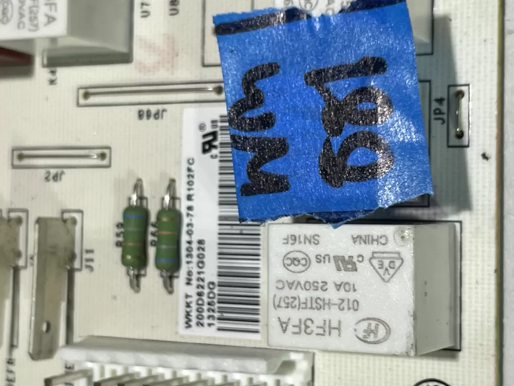 GE 200D6221G028 EBX1110P002 Refrigerator Control Board AZ152238 | Wm881