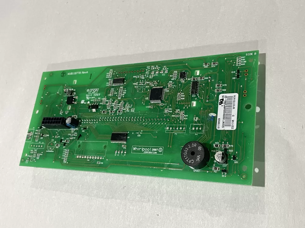 Whirlpool  Kenmore W10118778  W10179147  W10179147A  61550114 Refrigerator Dispenser Control Board